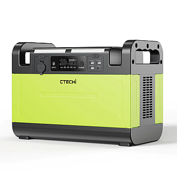 Портативная зарядная электростанция CTECHI GT 1200 ВТ Portable с батареей LIFEPO4 