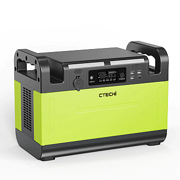 Портативная зарядная электростанция CTECHI GT 1200 ВТ Portable с батареей LIFEPO4 -3