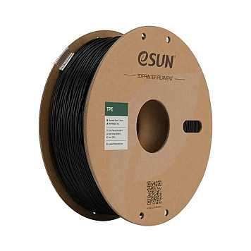 eLastic Filament (пластик) для 3D принтера Esun 1кг, 1.75мм, черный (eLastic-P175B1)