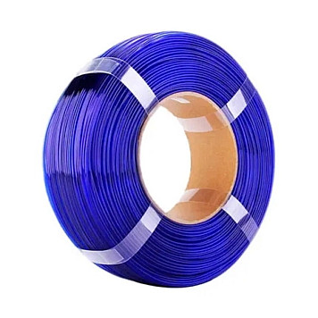 PETG Filament (пластик) для 3D принтера Esun 1кг (без катушки), 1.75мм, прозрачный синий (PETGRefill175U-WE)