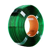 PETG Filament (пластик) для 3D принтера Esun 1кг (без катушки), 1.75мм, прозрачный зеленый (PETGRefill175G-WE)
