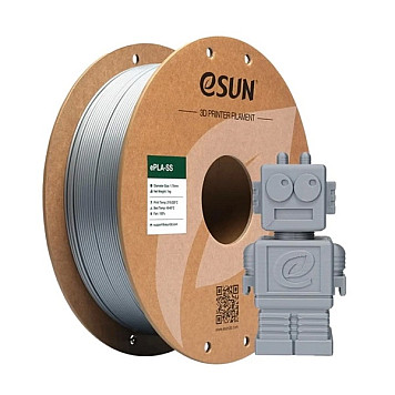 ePLA-SS Filament (пластик) для 3D принтера Esun 1кг, 1.75мм, серебряный (ePLA-SS-P175S1)