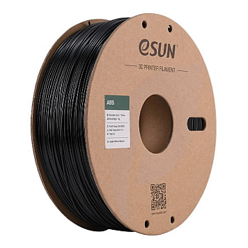 ABS Filament (пластик) для 3D принтера Esun 1кг, 1.75мм, черный (ABS-175B1)