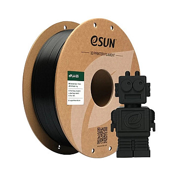 ePLA-SS Filament (пластик) для 3D принтера eSUN 1кг, 1.75мм, черный (ePLA-SS-P175B1)
