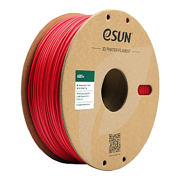 ABS Plus Filament (пластик) для 3D принтера Esun 1кг, 1.75мм, красный (ABS+175R1)