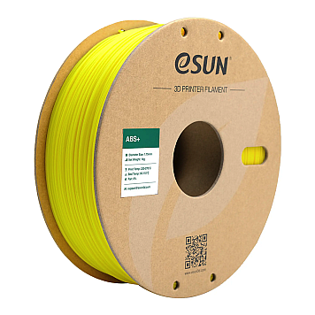 ABS Plus Filament (пластик) для 3D принтера Esun 1кг, 1.75мм, желтый (ABS+175Y1)