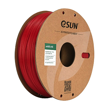 eABS+HS Filament (пластик) для 3D принтера Esun 1кг, 1.75мм, пожарно-красный (eABS+HS-175FR1)