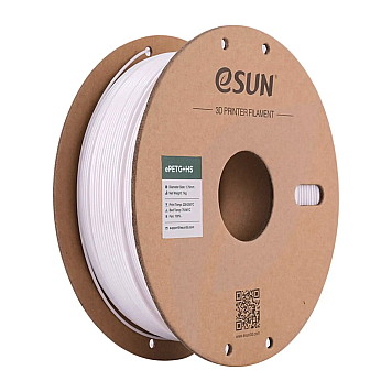 ePETG+HS Filament (пластик) для 3D принтера Esun 1кг, 1.75мм, белый (ePETG+HS-175SW1)