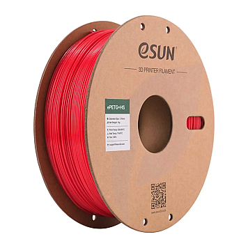 ePETG+HS Filament (пластик) для 3D принтера Esun 1кг, 1.75мм, красный (ePETG+HS-175SR1)
