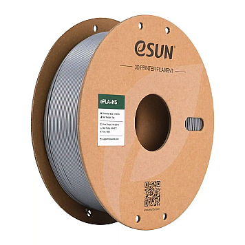 ePLA Plus HS Filament (пластик) для 3D принтера Esun 1кг, 1.75мм, серебристый (EPLA+HS-P175S1)