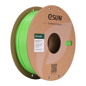 ePLA Plus HS Filament (пластик) для 3D принтера Esun 1кг, 1.75мм, ярко-зеленый (EPLA+HS-P175V1)