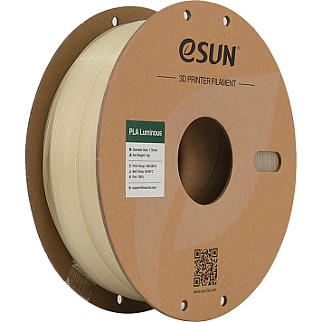 Люминесцентный PLA Filament (пластик) для 3D принтера Esun 1кг, 1.75мм, натуральный (Luminous PLA-P175RB1)