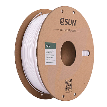 PETG Filament (пластик) для 3D принтера Esun 1кг, 1.75мм, белый (PETG175SW1)