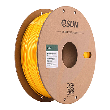 PETG Filament (пластик) для 3D принтера Esun 1кг, 1.75мм, желтый (PETG175SY1)