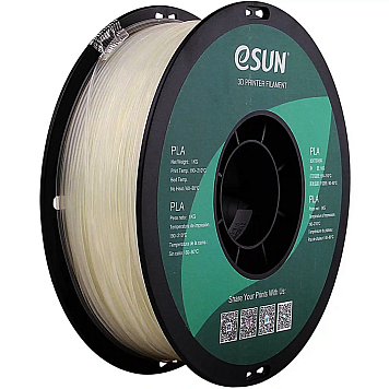 PLA Filament (пластик) для 3D принтера Esun 1кг, 1.75мм, натуральный (PLA-175N1)
