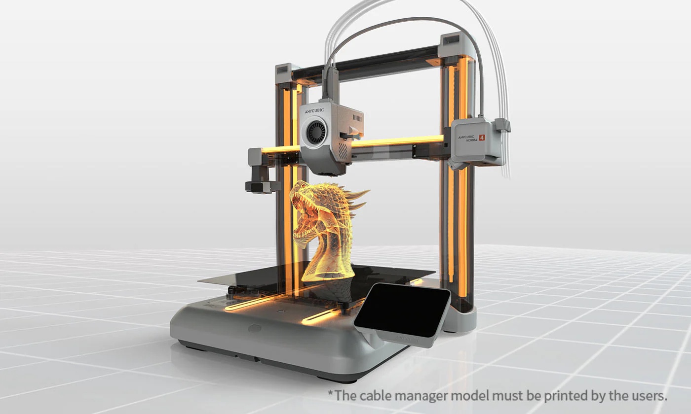 Чтобы пользователь не ограничивал себя стандартным PLA, инженеры Anycubic полностью переработали печатную голову.