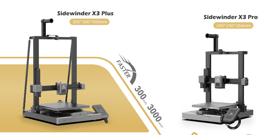 Купить 3D принтера Artillery Sidewinder X3 PRO и Plus в Украине Киеве