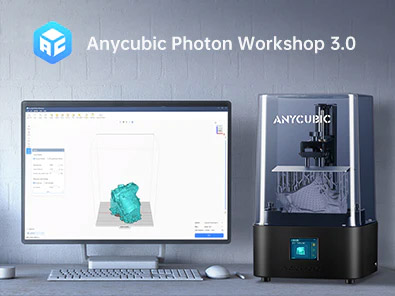 Программное обеспечение Anycubic Photon Workshop 3.0 – в частности расширен функционал слайсера для нарезки, перфорации, поддержки извлечения оболочек, а также расположение моделей.