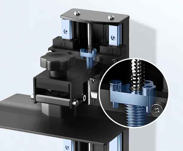 Anycubic Photon X 6Ks укомплектовав 3д принтер двойными линейными направляющими вместе с износостойкими РОМ-гайками