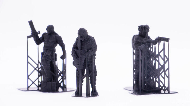 Смотреть образцы печати Anycubic Photon Ultra - солдатики и другое