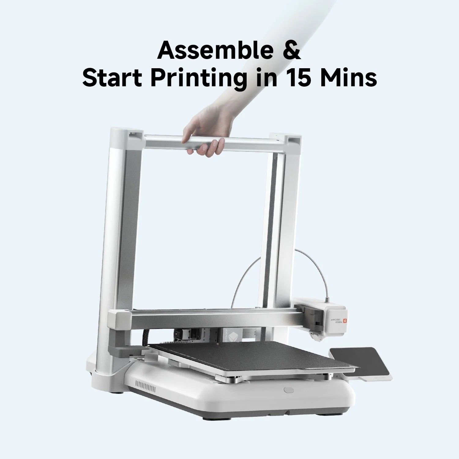 Anycubic Kobra 4 предлагает полную аппаратную независимость и защищенность рабочего процесса.