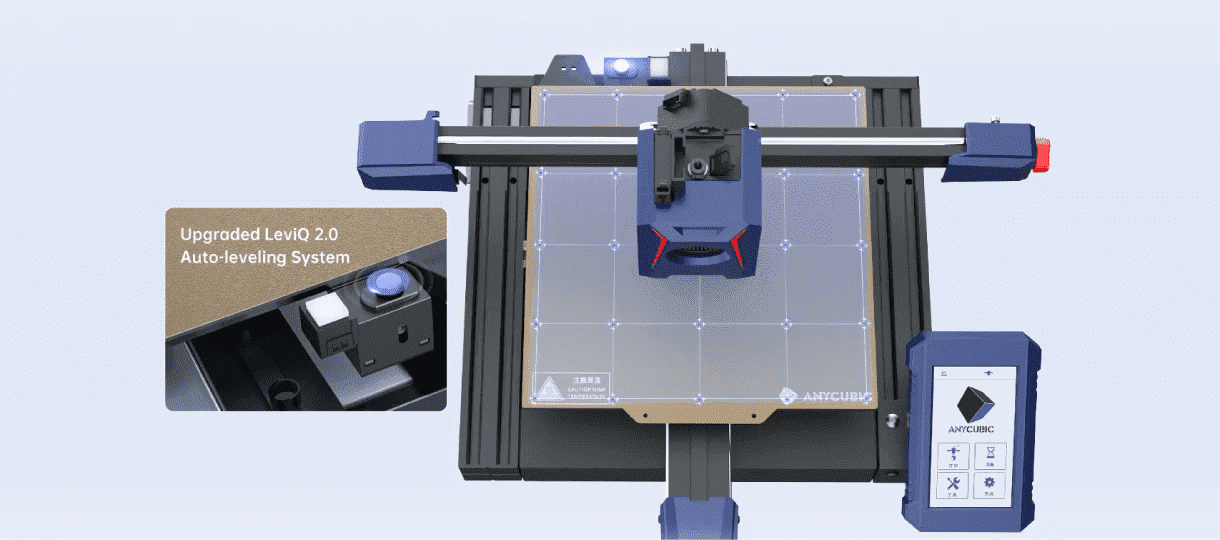 Как происходит выравнивание 3д принтера по 25 точкам — Anycubic Kobra 2