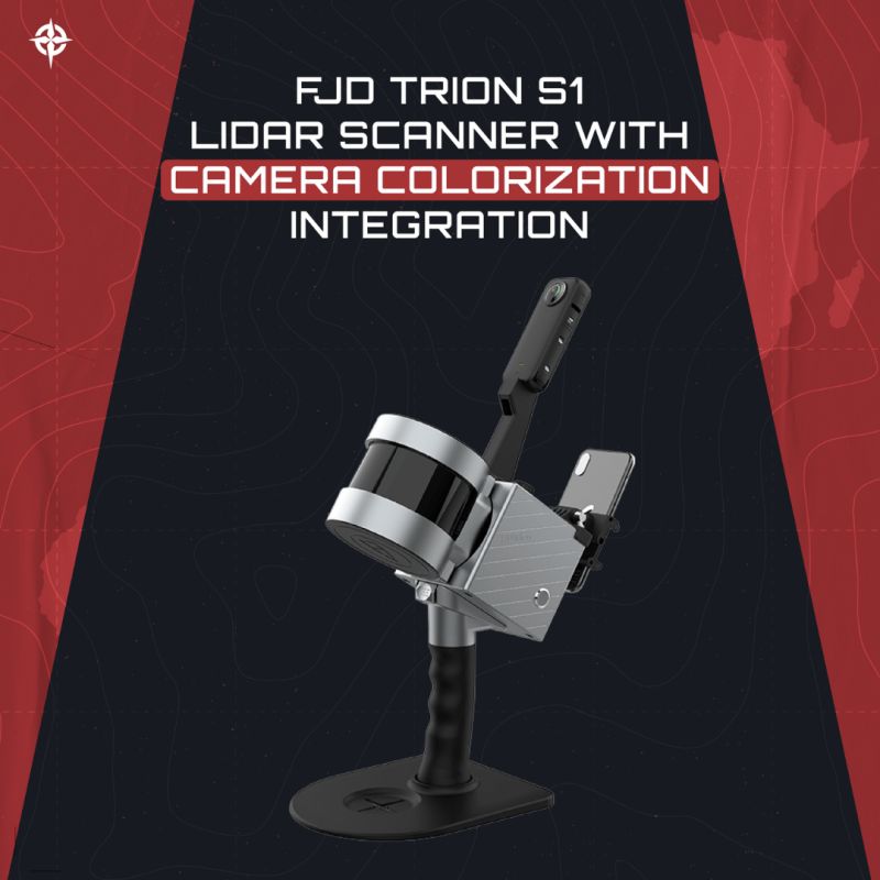Профессиональный ручной лазерный 3D сканер FJDynamics Trion S1 представляет собой компактную измерительную систему нового поколения, разработанную для высокоскоростной оцифровки пространственных объектов. Прибор выполнена в ультралегком эргономичном корпусе весом 1,8 кг, что позволяет оперативно проводить съемку площадей без использования штатива, охватывая до 100 м² всего за 2 минуты.