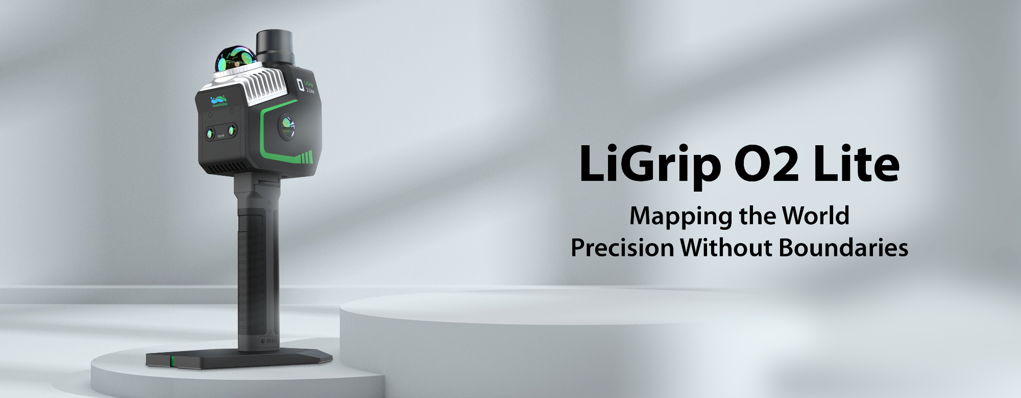 Портативный лазерный 3D сканер GVI LiGrip O2 Lite – это ручной SLAM-оцифровщик нового поколения от компании GreenValley. Главным технологическим прорывом LiGrip O2 Lite является интеграция мультисенсорного позиционирования по алгоритму MLF-SLAM.